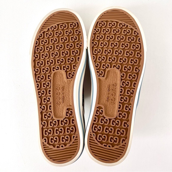 GUCCI | 1977 Tennis Floral Web Stripe GG Monogram Sneakers New US 6.5 EU 36.5 - Picture 10 of 11